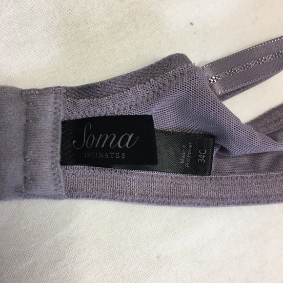 Soma Full Coverage Allura Animal Lace Bra, 34C - Picture 7 of 9